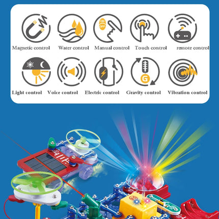 ANU New Circuit Electronic Building Block Scientific Experiment Educational Children's Assembled Toys Electronic Exploration 8+