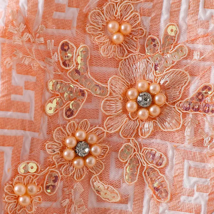 HETISO Girl Dresses with Bag long Sleeve Coat Tulle Princess Ball Gown for Kids in Party Birthday Graduation Christmas 3-10Y