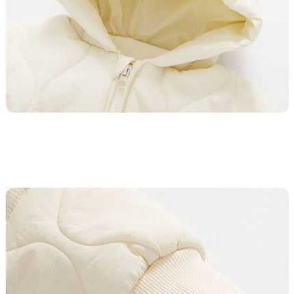  Winter Baby Outwear Clothing Fur Lining Warm Toddler Girl's Boy's Rompers Cartoon Bear Infant Jumpsuit