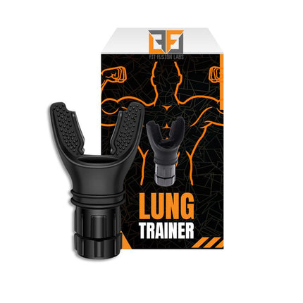 Fit Fusion Labs Lung Fitness Trainer for Enhanced Breathing Exercises - Adjustable Resistance