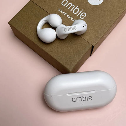 Ambie Sound Earcuffs Wireless Bluetooth Earphones - TWS Sport Earbuds with Ear Earring Design