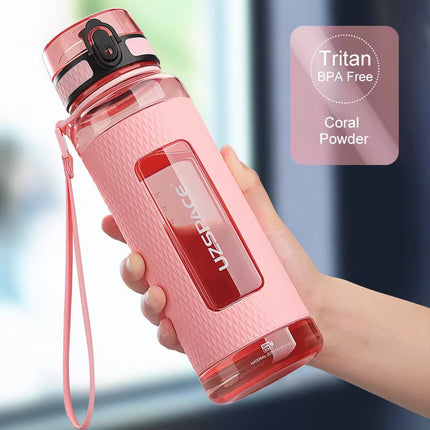 BPA-Free Durable Sports Water Bottle - Leak-Proof and Portable Shaker for Outdoor Activities and Fitness