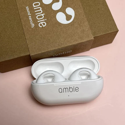Ambie Sound Earcuffs Wireless Bluetooth Earphones - TWS Sport Earbuds with Ear Earring Design