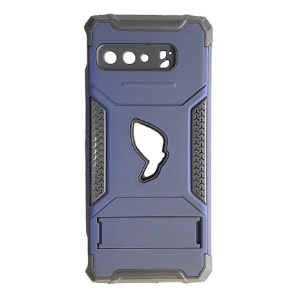 ZSHOW Military Grade Armour Case for ASUS ROG Phone 3 with Air Trigger Compatibility, Kickstand, and Dust Plug for Enhanced Drop Protection