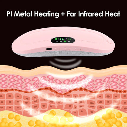 Rechargeable Electric Heating Belt Massager for Menstrual Pain Relief - Ideal Gift for Women
