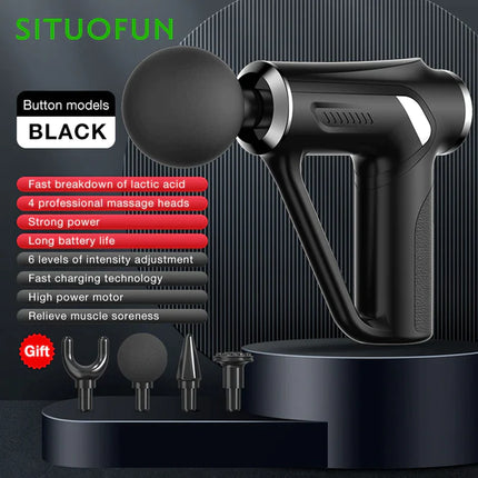 SITUOFUN Professional Massage Gun with 32 Adjustable Levels for Deep Tissue Relief and Muscle Recovery