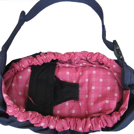 Newborn Baby Carrier with Back Support and Feeding Bag - TC Cotton Fabric Products for Infants