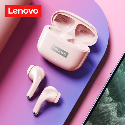 Lenovo LP40 Pro TWS Earphones - Wireless Bluetooth 5.1, Noise Reduction, Touch Control, 250mAh Battery, 2022 Model