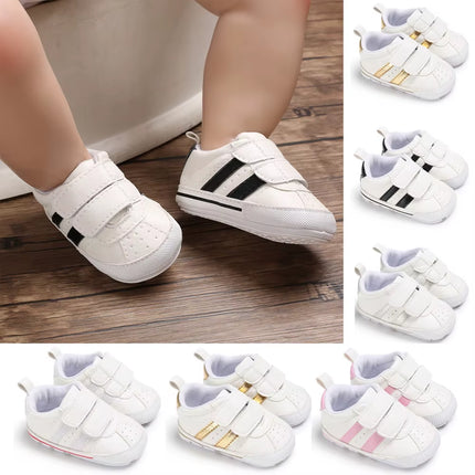 Infant Cotton Sneakers with Anti-Slip Sole - Soft First Walkers for Newborns and Toddlers
