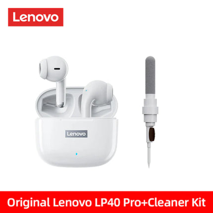 Lenovo LP40 Pro TWS Earphones - Wireless Bluetooth 5.1, Noise Reduction, Touch Control, 250mAh Battery, 2022 Model