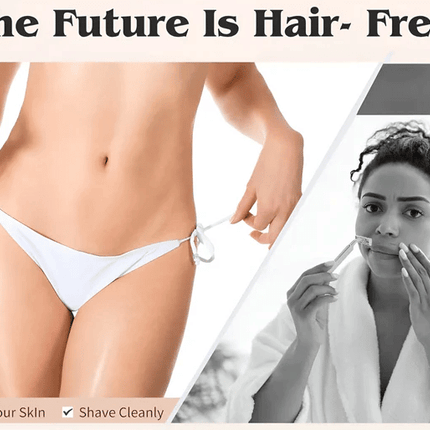 Rechargeable Electric Trimmer for Women 2in1 Hypoallergenic Electric Lady Hair Groomer Hair Removal Tool Body Shavers Gifts