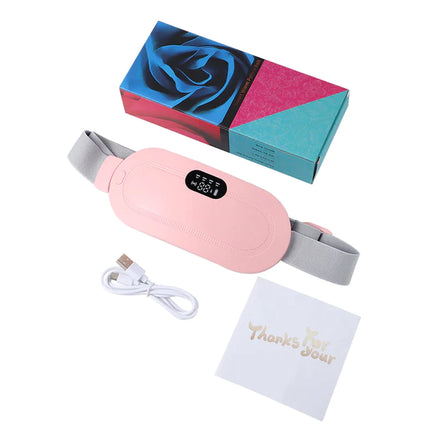 Rechargeable Electric Heating Belt Massager for Menstrual Pain Relief - Ideal Gift for Women
