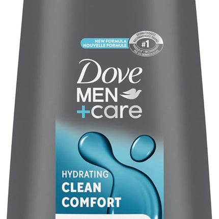 Exfoliating Deep Clean Body and Face Wash with 24-Hour Nourishing Micromoisture Technology Body Wash for Men 695 Ml with Pump