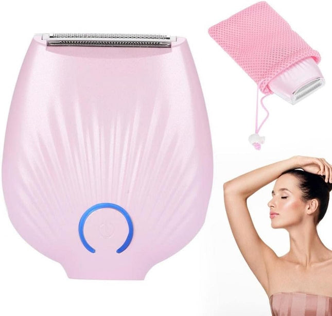 Rechargeable 3-in-1 Wet and Dry Epilator for Women - Painless Hair Removal for Face, Body, and Underarms