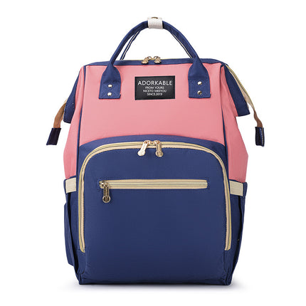 Lightweight Multifunctional Baby Diaper Backpack with Enhanced Capacity for Wet and Dry Essentials