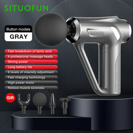 SITUOFUN Professional Massage Gun with 32 Adjustable Levels for Deep Tissue Relief and Muscle Recovery