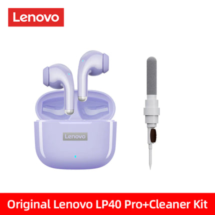 Lenovo LP40 Pro TWS Earphones - Wireless Bluetooth 5.1, Noise Reduction, Touch Control, 250mAh Battery, 2022 Model