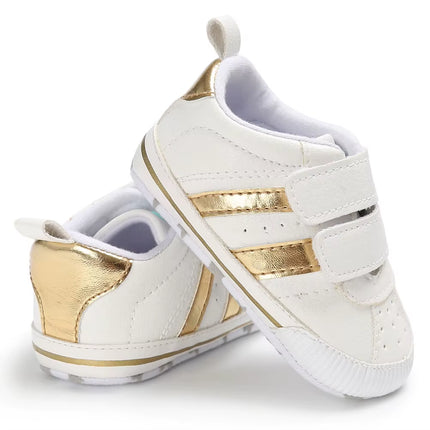 Infant Cotton Sneakers with Anti-Slip Sole - Soft First Walkers for Newborns and Toddlers