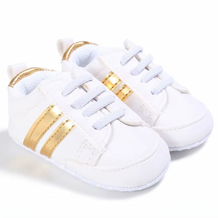 Infant Cotton Sneakers with Anti-Slip Sole - Soft First Walkers for Newborns and Toddlers