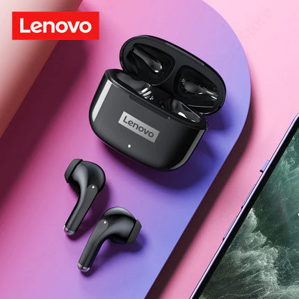 Lenovo LP40 Pro TWS Earphones - Wireless Bluetooth 5.1, Noise Reduction, Touch Control, 250mAh Battery, 2022 Model