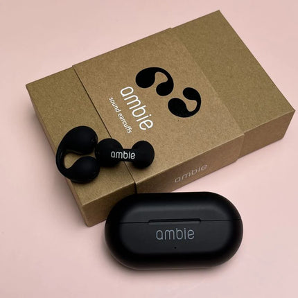 Ambie Sound Earcuffs Wireless Bluetooth Earphones - TWS Sport Earbuds with Ear Earring Design