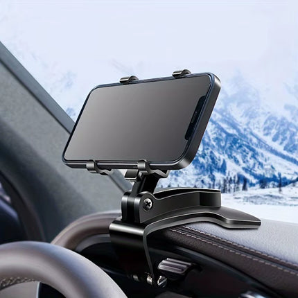 Angle-Adjustable Car Phone Mount: Rotate & Secure Your Phone for Easy Accessibility