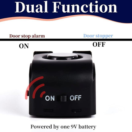Door Stop Alarm with 120DB Security Feature – Pack of 4 Floor Wedge Doorstops for Home, Apartment, and Travel Use