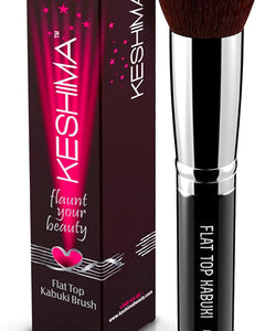Flat Top Kabuki Foundation Brush by  - Premium Makeup Brush for Liquid, Cream, and Powder Foundation, 3Cm Top Diameter
