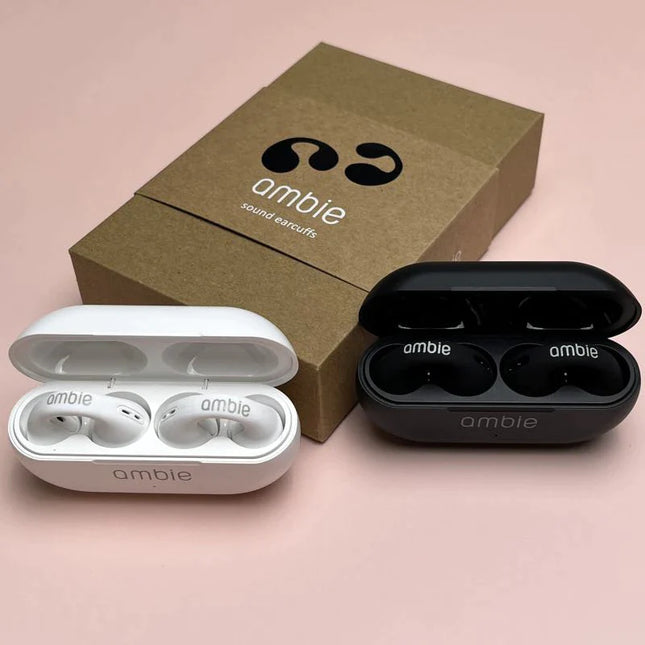 Ambie Sound Earcuffs Wireless Bluetooth Earphones - TWS Sport Earbuds with Ear Earring Design