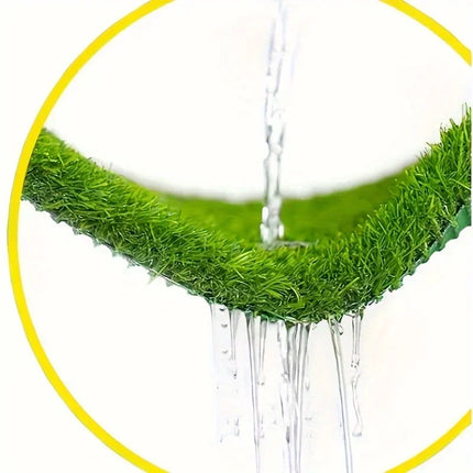 Ultimate Washable Dog Grass Mat - Reusable Odor-Control Pee Pad with Easy-Clean Design and Non-Slip Backing for Pet Training