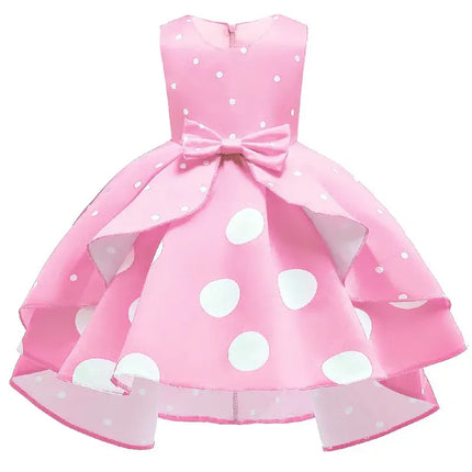 Baby Girls Flower Striped Dress For Girls Floral Wedding Party Dresses Kids Princess Christmas Dress Children Girls Clothing