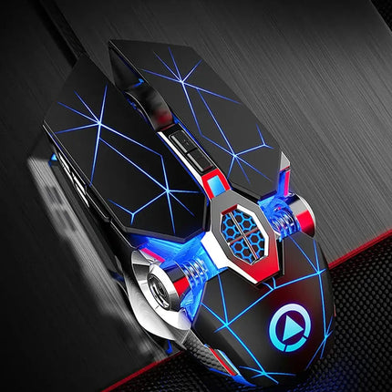 New Professional Gaming Mouse 3200dpi 7 Buttons Backlit Computer Mouse Support Macro Definition Mechanical Wired Silent Mouse