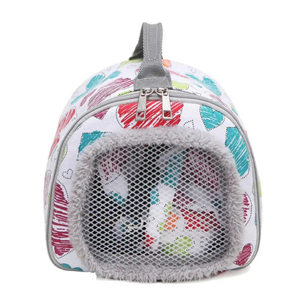 Pet Carrier Convenient Hamster Rabbit Chinchilla Hedgehog Dutch Pig Case Handbag Small Pet Breathable Warm Travel Carrying Bag