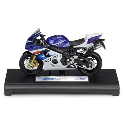 Welly 1:18 Suzuki GSX-R750 Die Cast Vehicles Collectible Hobbies Motorcycle Model Toys