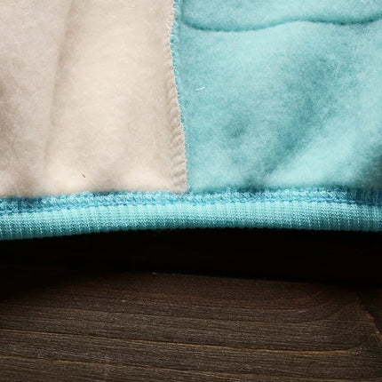 Baby Boys And Girls Clothing Set Tricken Fleece Children Hooded Outerwear Tops Pants 3PCS Outfits Kids Toddler Warm Costume Suit