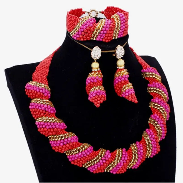 Dudo JEWELRY American Bracelet Earrings Necklace Jewelry Sets African Godki Luxury Women Jewelry set Handmade