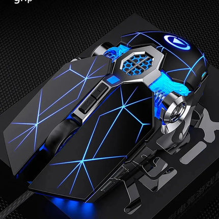 New Professional Gaming Mouse 3200dpi 7 Buttons Backlit Computer Mouse Support Macro Definition Mechanical Wired Silent Mouse