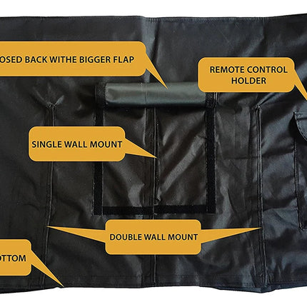 Weatherproof Dust-proof Outdoor TV Cover Beige 70" 75" 40" 46" 50" 55" 60" 65" Protect TV Screen Garden Patio Outdoor TV Cover