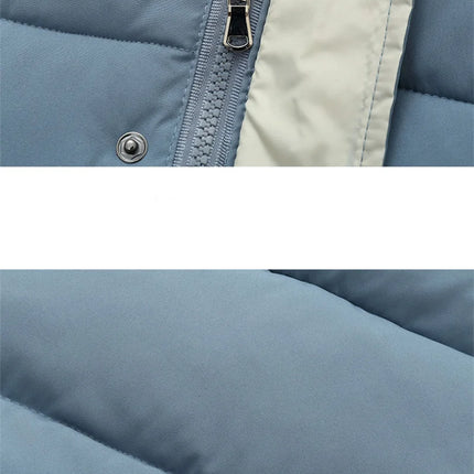 Kids Down Long Outerwear Winter Autumn Teen Cotton Clothes Boys Girls Cotton-Padded Parka Coats Big Children Thicken Warm Jacket