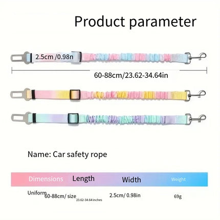 Pet Safety Belt for Dogs, Car Seat Artifact for Small and Medium Puppies, Safety Buckle for Cats, Fighting Teddy Supplies