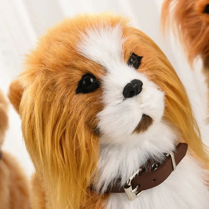 New Simulation Robot Dog Electronic Pet Sound Control Walking Nodding Music Touch Control Robot Animal Pet Children Toy Gifts