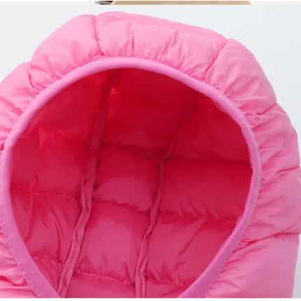 Kids Boy Lightweight Down Jacket Autumn Winter Coats Children Girl Warm Hooded Outerwear Teen Casual Cotton Clothes 6-14 Years