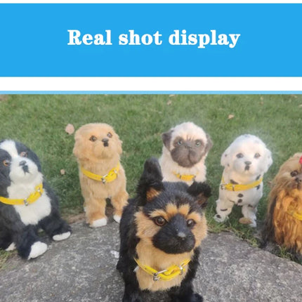 New Simulation Robot Dog Electronic Pet Sound Control Walking Nodding Music Touch Control Robot Animal Pet Children Toy Gifts