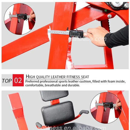 Gym fitness equipment   Plate loaded fitness equipment Seated Dip for sale tricep machine