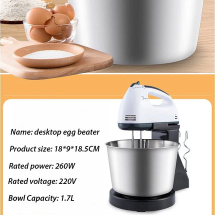 110V/220V Stand Food Mixers Kitchen Electric Food Blender Desktop Egg Whisk Cream Cake Dough Kneader Milk Frother Food Processor