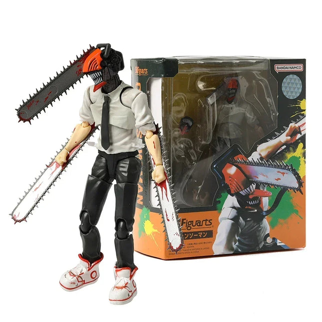 Denji SHF Model Action Figure Decoration Toys Hobbies Gift