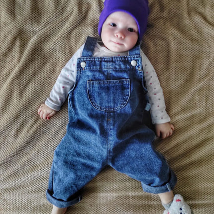 MILANCEL New Arrival Children Clothes Baby Girls Boys Overalls Solid Brief Style Toddler Denim Overol Jumpsuits