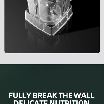 2000W Heavy Duty Commercial Blender Stationary Mixer Ice Smoothies Appliances for Kitchen Professional High Power Food Processor