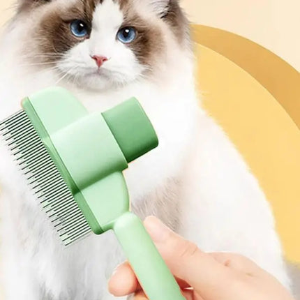 Dog Hair Remover Brush Pet Dogs Hair Brush Cat Dog Hair Grooming And Care Comb Long Hair Pet Self Cleaning Row Pet Supplies