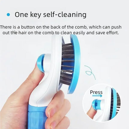 Pet Dog Hair Brush Cat Comb Grooming And Care Cat Brush Stainless Steel Comb For Long Hair Dogs Cleaning Pets Dogs Accessories